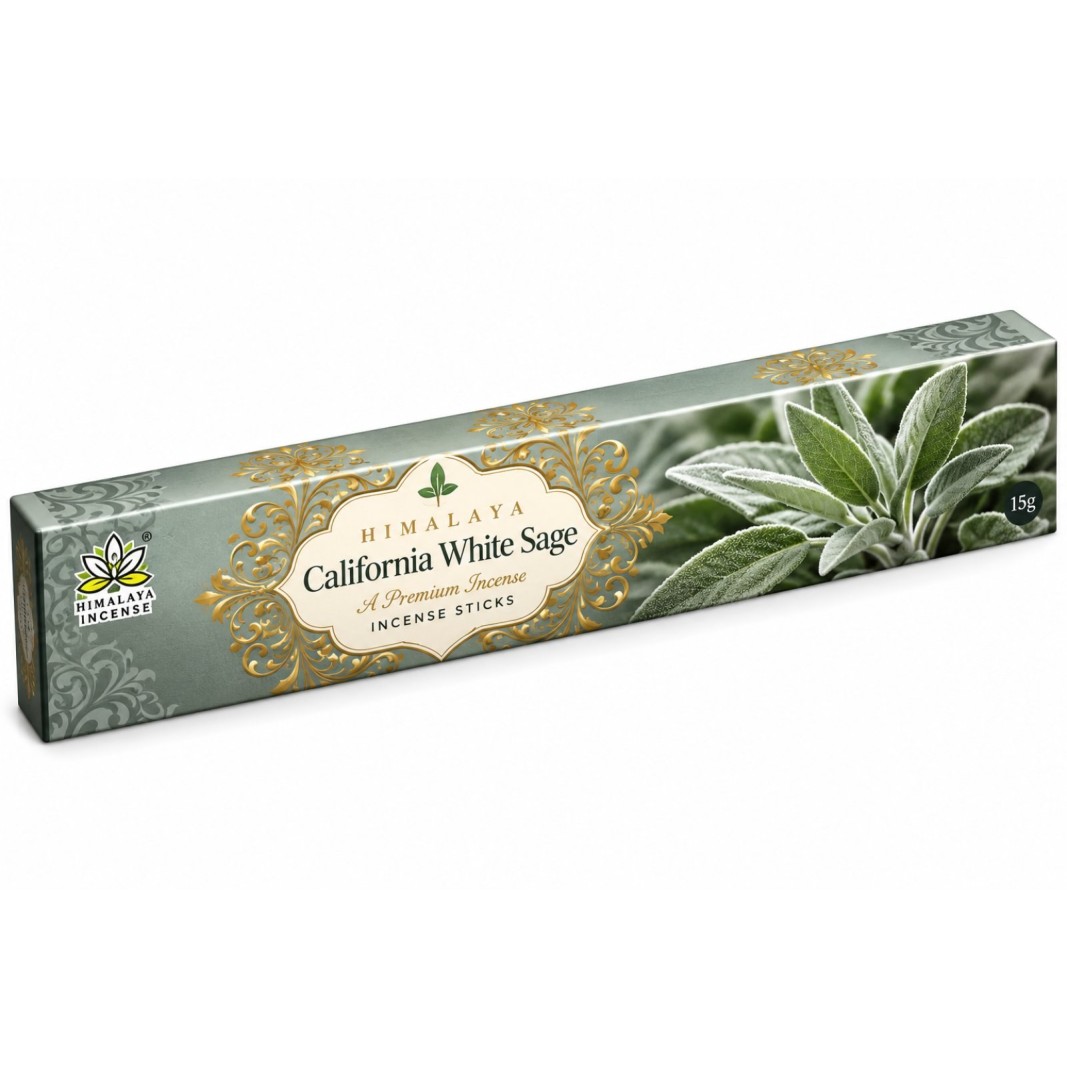 Индийски ароматни пръчици HIMALAYA – California White Sage Индийски ароматни пръчици HIMALAYA – California White Sage